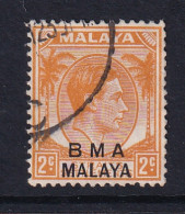 B.M.A. (Malaya): 1945/48   KGVI 'B.M.A.' OVPT   SG2    2c  [Die II]   [Chalk]    Used - Malaya (British Military Administration)