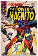 X MEN The Power Of Magneto Revue N° 43 Année 1968  Très Bon état - Marvel