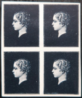 LP3137/883 - 1869 - ESSAIS - PRINCE LOUIS NAPOLEON - PROJET HULOT-JOUBERT - BLOC SANS GOMME ( Charnière) NON EMISE - Proefdrukken, , Niet-uitgegeven, Experimentele Vignetten