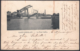 +++ CPA - SAINT GHISLAIN - Le Pont Leblu - 1900  // - Saint-Ghislain