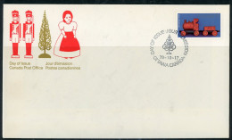 Canada FDC 1979 Christmas-Antique Toys - Cartas & Documentos