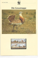 1139d: Ungarn 1994, WWF- Ausgabe Grosstrappe, Serie **/ FDC/ Maximumkarten, Jeweils In Schutzhüllen - Covers & Documents