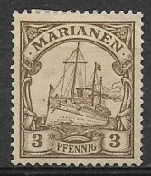 MARIANNE COLONIA TEDESCA 1900 FRANCOBOLLI DELLA GERMANIA 1889 SOPRASTAMPATI YVERT 7 MLH  VF - Mariana Islands