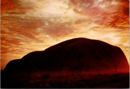 (3 R 50) Australia - Ayers Rock Sunset (now Called Uluru) With Butterfly Stamp (posted 1983) - Uluru & The Olgas