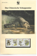 1135j: Macau 1995, WWF- Ausgabe Schuppentier, Serie **/ FDC/ Maximumkarten, Jeweils In Schutzhüllen - Maximumkaarten