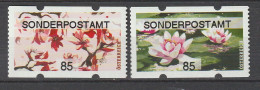 Österreich 2020 Blumen Automatenmarken ATM Sonderpostamt Mi 62 + 63 ** Postfrisch MNH - Machine Labels [ATM]