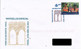 SPAIN. POSTMARK SAN MARTIN TOWER. TERUEL. 2023 - Franking Machines (EMA)