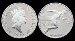 Cook Islands 10 Dollar 1990- Olympic Summergames In Barcelona 1992 - Cook