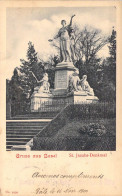 SUISSE - Gruss Aus Basel - St. Jacobs-Denkmal - Carte Postale Ancienne - Basilea