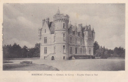 CPA  MIREBEAU Château De Cursay Façades Ouest Et Sud - Mirebeau