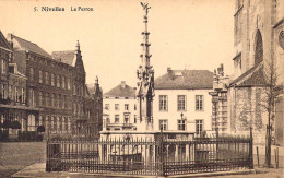 BELGIQUE - Nivelles - Le Perron - Carte Postale Ancienne - Nivelles