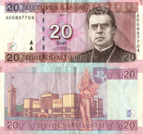 Lithuania / 20 Litu / 2007 / P-69(a) / VF - Litauen