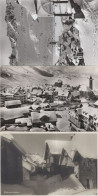 Andermatt Switzerland 3x Beautiful Snow Old RPC Postcard S - Matt