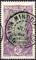 CONGO FRANÇAIS - 1919 -  TàD " MINDOULI / MOYEN CONGO " Sur Yv.63 2fr Violet & Olive - TB - Usados