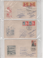 LOT DE 12 ENVELOPPES 1er JOUR DE TCHECOSLOVAQUIE DE 1967 - Lettres & Documents