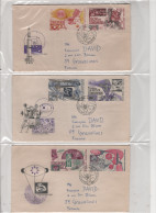 LOT DE 12 ENVELOPPES 1er JOUR DE TCHECOSLOVAQUIE DE 1967 - Briefe U. Dokumente