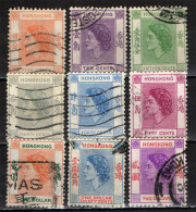 HONG KONG - 1954 - EFFIGIE DELLA REGINA ELISABETTA II - USATI - Usados