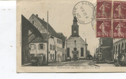 CPA - DIEMERINGEN - L' Eglise Et La Mairie - Cachet De DIEMERINGEN - - Diemeringen