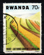 RWANDA - 1983 - Fallow, Planted Strips - USATO - Gebruikt