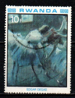 RWANDA - 1980 - Dancers At Their Toilet, By Edgar Degas - Painting - USATO - Used Stamps