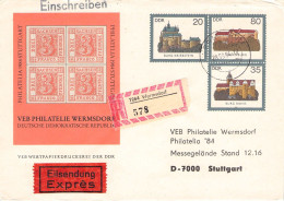 DDR - SONDERGANZSACHE 28.9.84 WERMSDORF - STUTTGART  /*42 - Covers - Used