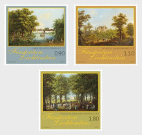 Liechtenstein 2022 Princely Treasures - Palaces And Castles/Paintings Stamps 3v MNH - Nuovi
