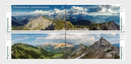 Liechtenstein 2022 Mountain Panorama Stamps 4v MNH - Nuovi