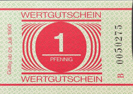 German Democratic Republic 1 Pfennig, P-NL (1990) - PRISON MONEY - UNC - Autres & Non Classés