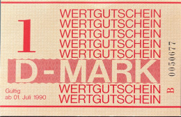 German Democratic Republic 1 Mark, P-NL (1990) - PRISON MONEY - UNC - Andere & Zonder Classificatie