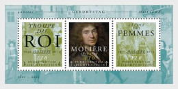 Liechtenstein 2022 The 400th Birthday Of Moliere Stamp MS/Block MNH - Neufs
