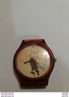 MONTRE  TINTIN   HERGE ..-- Dans L'état , Sans Bracelet , Jolie Et Peu Courante .Voir Verso . - Altri & Non Classificati