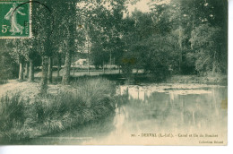 DERVAL CANAL ET ILE DU BOSCHET 1913 - Derval