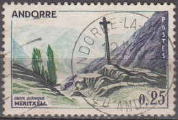 Andorre Français 1961 Michel 168 O Cote (2008) 0.30 € Croix Gothique De Meritxell Cachet Rond - Usati