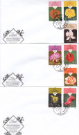 CUBA 2015 Sc 5685-92  FDC Flora - Storia Postale