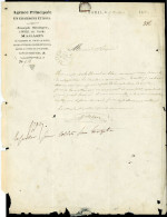 Lettre Commerciale Timbrée 1870 - Agence Principale En Charbon Et Bois -Joseph Séeliger - Bomal  (LC6OK) - 1800 – 1899