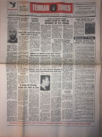 Iran - Tehran Times Newspaper 1 November 1981 Iran-Iraq War - Altri & Non Classificati