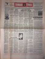 Iran - Tehran Times Newspaper 1 November 1981 Iran-Iraq War - Other & Unclassified