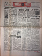 Iran - Tehran Times Newspaper 1 November 1981 Iran-Iraq War - Autres & Non Classés