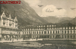 BRIGUE HOTEL VICTORIA ET LA GARE VALAIS SUISSE BRIG - Brigue-Glis 