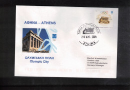 Greeece 2004 Olympic Games Athens - Olympic City Interesting Cover - Summer 2004: Athens