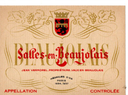 SALLES EN BEAUJOLAIS - Beaujolais