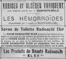 Radioveinol Supporadol Savon Radioactif Eler Produits Beauté (Photo) - Gegenstände