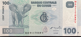 Congo Democratic Republic 100 Francs, P-98a (31.7.2007) - UNC - Demokratische Republik Kongo & Zaire