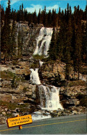 Canada Alberta Tangle Falls Along The Jasper-Banff Highway - Banff