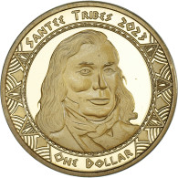 Monnaie, États-Unis, Dollar, 2023, Santee Tribes.BE, SPL, Laiton - Commemorative