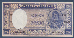 CHILI  -  Billet De 5 Pesos - Chile