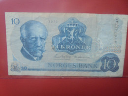 NORVEGE 10 KRONER 1976 Circuler (B.29) - Norway