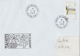 15776  PRAGUE 2018 - Centre Philatélique - MAHINA - TAHITI - 17/8/2018 - Lettres & Documents