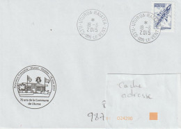 15784  70 Ans De La Commune De UTUROA - UTUROA-RAIATEA - îles SOUS LE VENT Le 18/6/2015 - Storia Postale