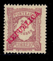 ! ! Portugal - 1911 Postage Due 20r - Af. P16 - MH - Neufs